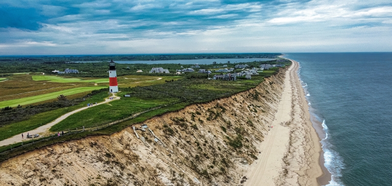 Nantucket Lighthouse by artist Nick Chalhoub